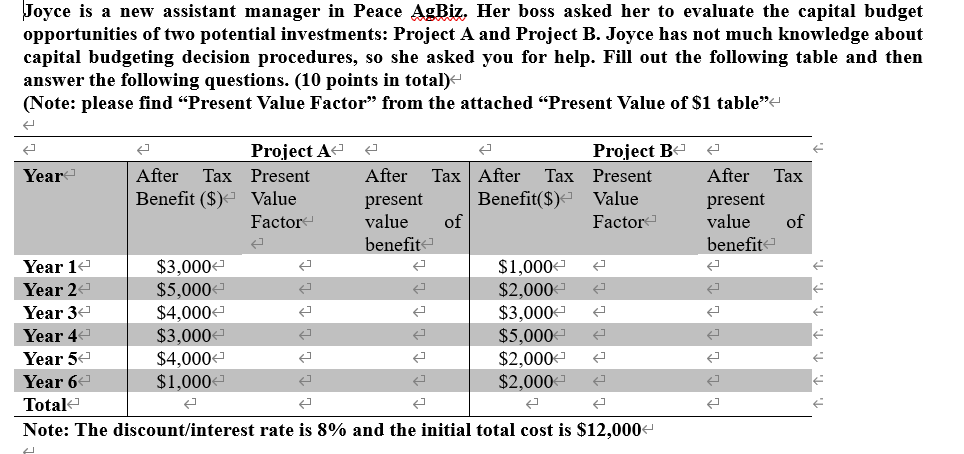 Please don't write on paper, show brief steps! Joyce is a new