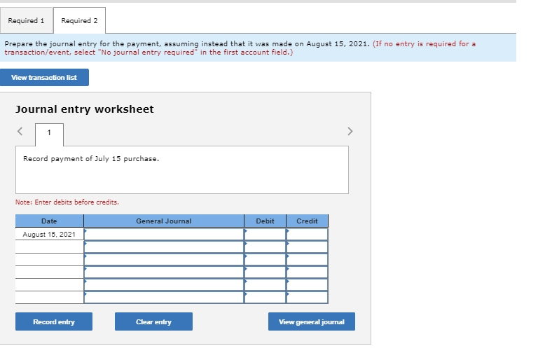 July 15, 2021, the Nixon Car Company purchased 1.300 tires from the