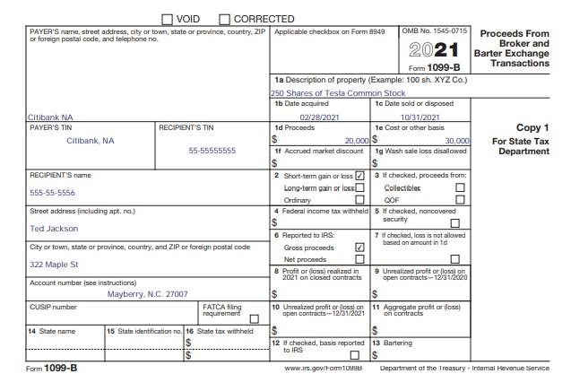 document): 1) W-2 from Veridian Technologies for Ted. He works as a