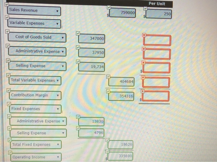 The store's accountant prepared the following income statement for the month ended