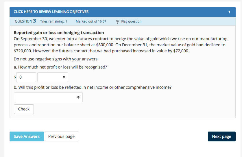 CLICK HERE TO REVIEW LEARNING OBJECTIVES QUESTION 3 Tries remaining: Marked