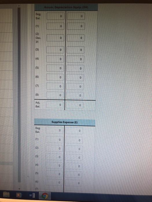 accounts at any time during the year. Assume that all balances are