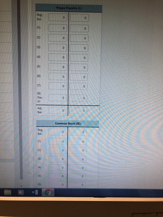 Equipment 30,780 An analysis of the firm's records discloses the following 1.