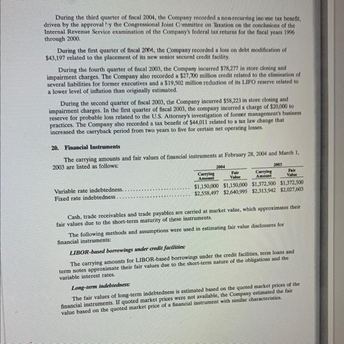 iii. Assume that Rite Aid uses the effective interest rate method to