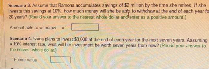 rate, how much will it be worth in 15 years? 2. Donald