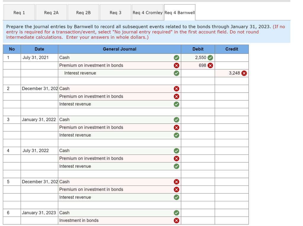 investment. The fiscal years of both firms end December 31. (FV of