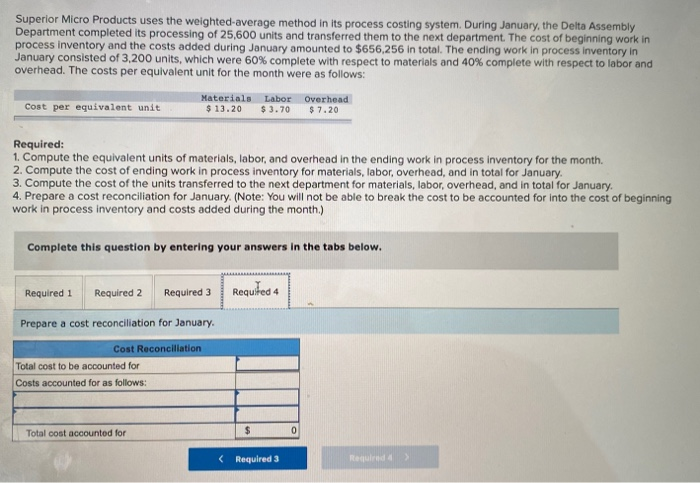 work in process inventory and the costs added during January amounted to
