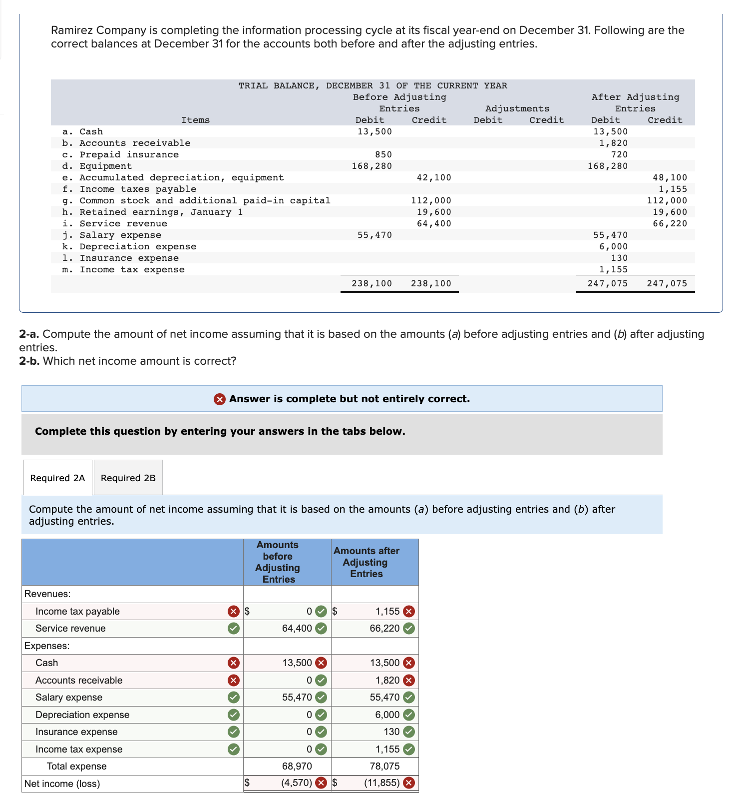  Ramirez Company is completing the information processing cycle at its fiscal