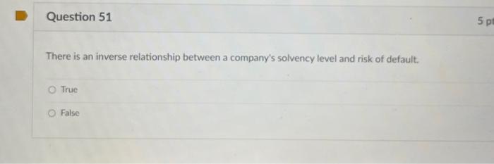 and francial leverage. True False There is an inverse relationship between a