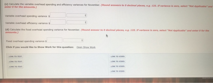 emblems. The standard cost card for the shirts is as follows Standard