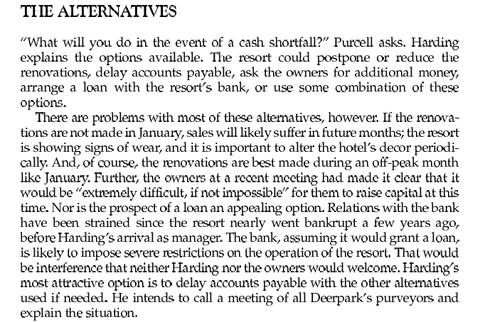 cash budget? Explain 2. Prepare a cash budget for the period October