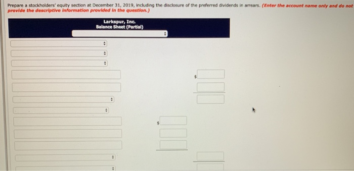 had the following transactions and events pertaining to its stockholders' equity. Feb.