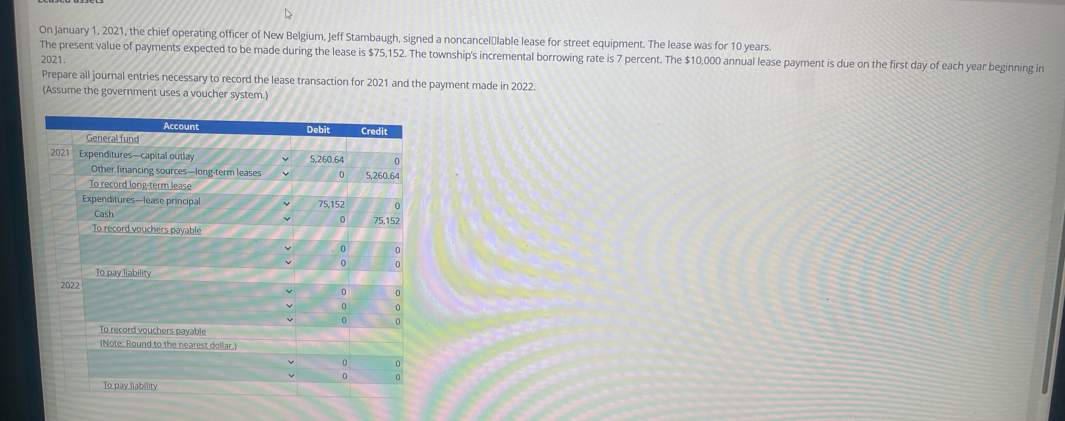  On January 1,2021, the chief operating officer of New Belgium, Jeff