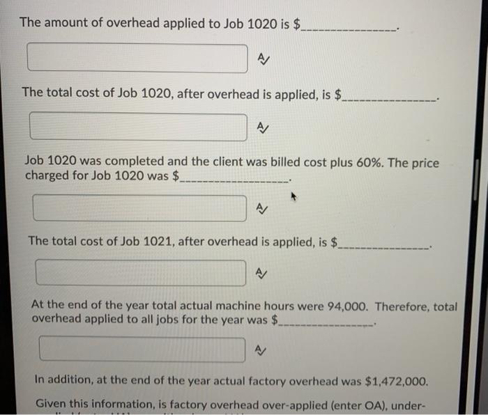 the allocation base for overhead. The company uses normal costing to develop