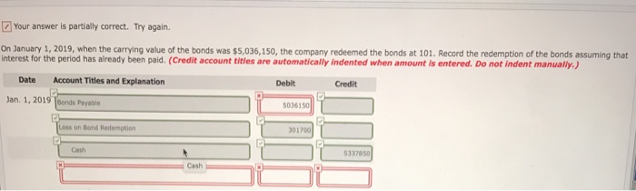 taxes and insurance, of $49,116. Payments are due on December 31 Your