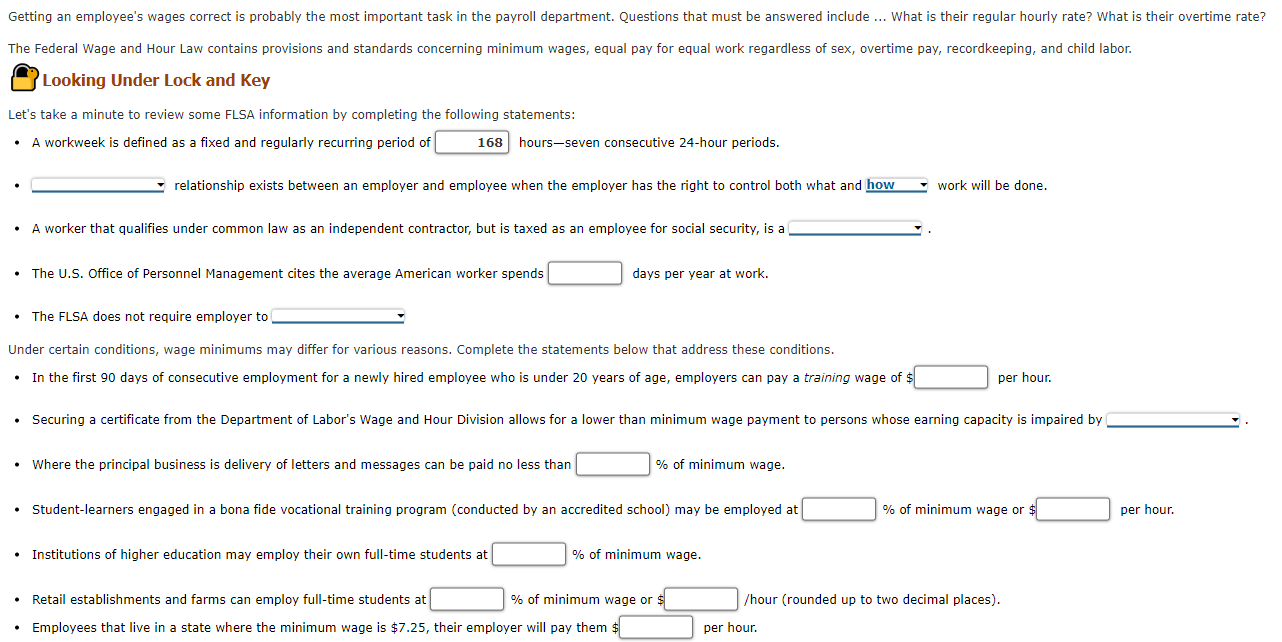  Looking Under Lock and Key Let's take a minute to review