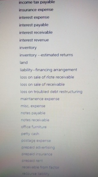 accounted for when receivables are recognized eBook Print References True or False