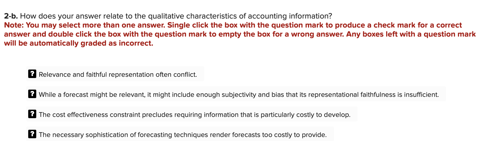 2-b. How does your answer relate to the qualitative characteristics of