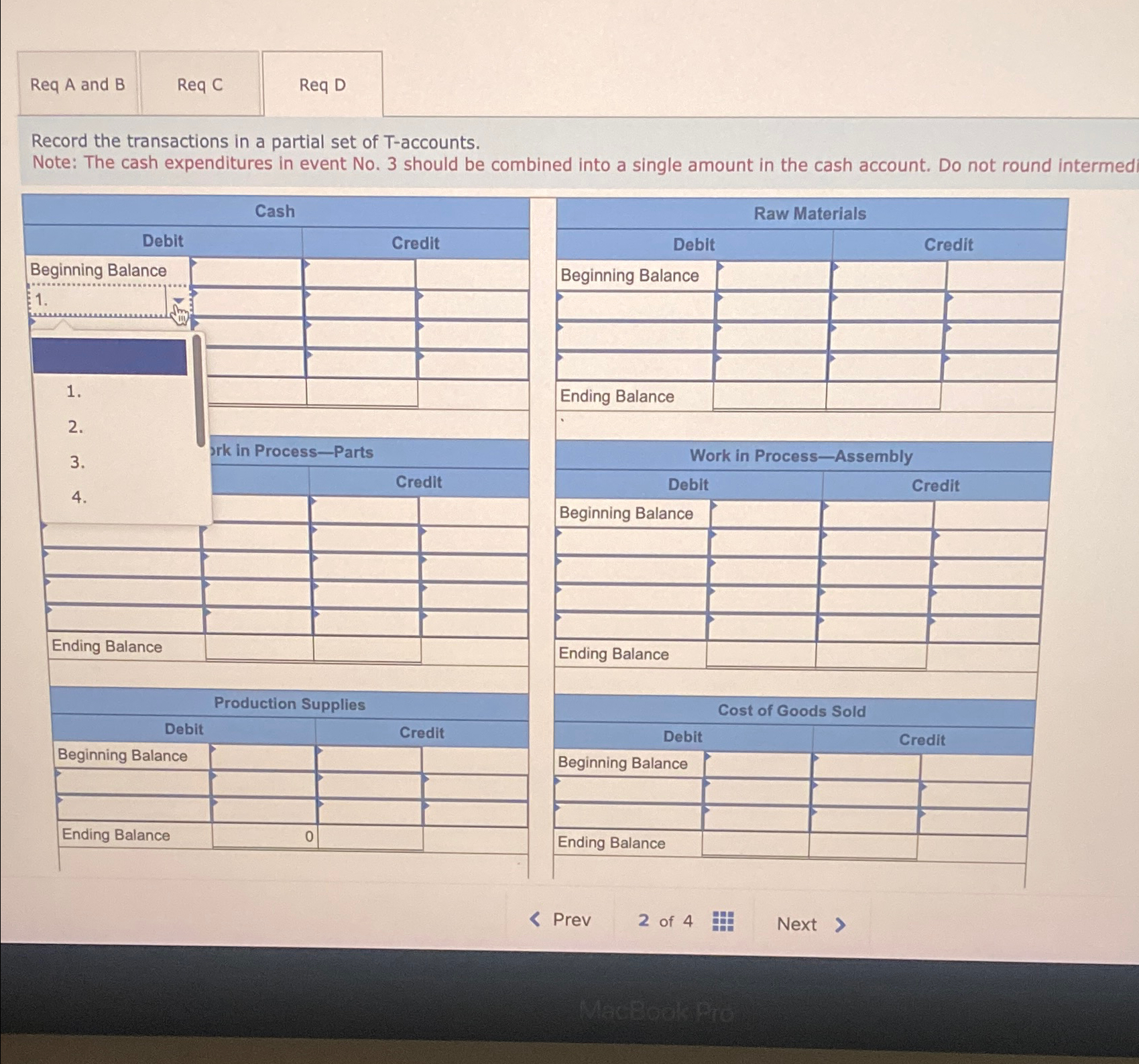  Munoz Plastic Products Company makes a plastic toy using two departments: