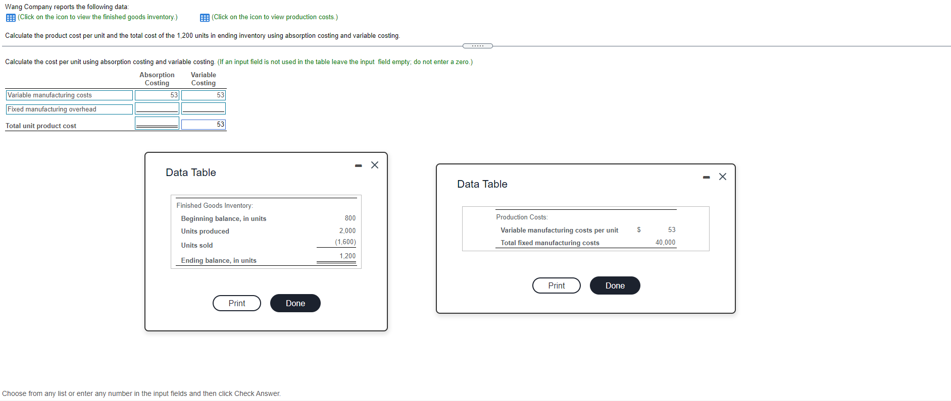 Just need some help with this and the calculating the ending absorption