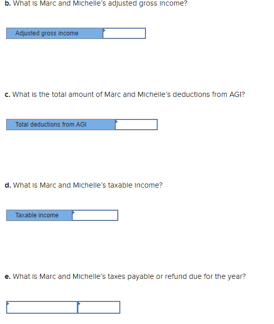 (Algo) [The following information applies to the questions displayed below.] Marc and