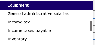 are forecasted for the entire year. The product's selling price is $30.00