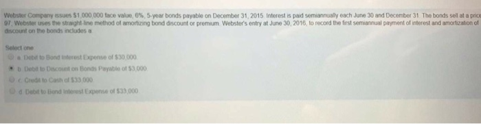Adeba to amortization expense d A credit to amortization expense