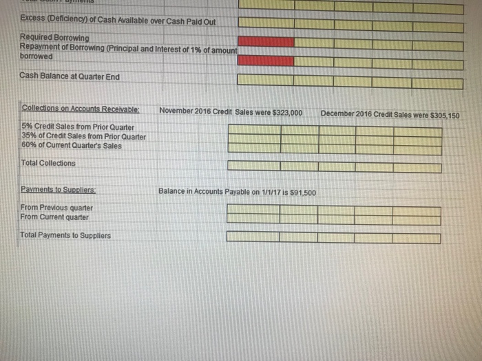 the first three quarters Quarter 1 Quarter 2 Quarter 3 Quarter 4