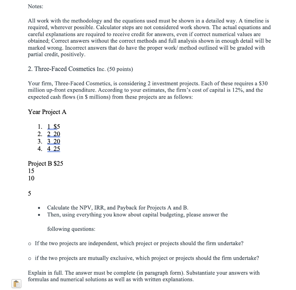  All work with the methodology and the equations used must be