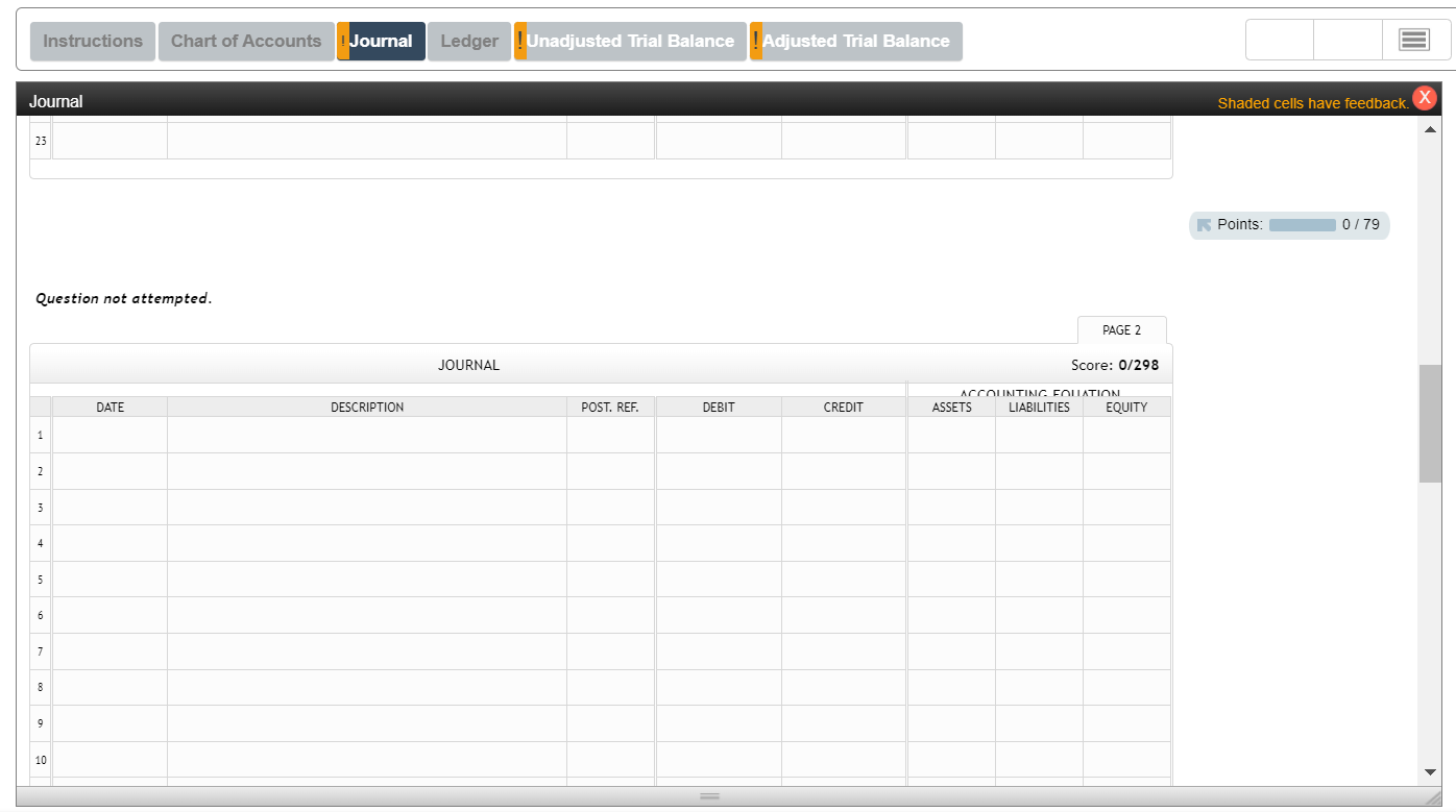 EQUITY 31 Samantha Hogan, Capital 32 Samantha Hogan, Drawing REVENUE 41 Fees