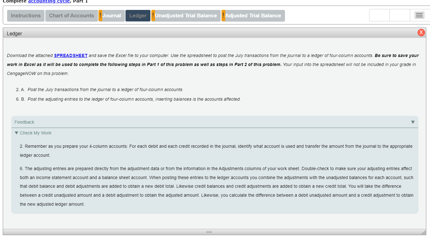 3. Transfer all ledger account balances to this trial balance and double-check