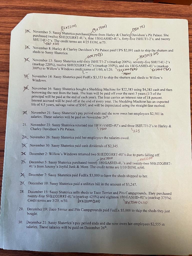 Analyze and journalize these transactions. This is the first step of the