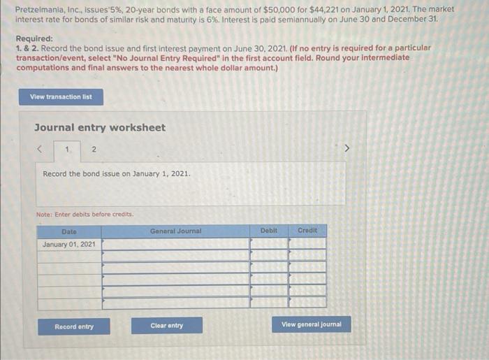  Pretzelmania, inc., Issues' 5%, 20-year bonds with a face amount of