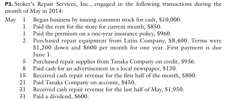  A:Using the following information, record adjusting entries in the general journal