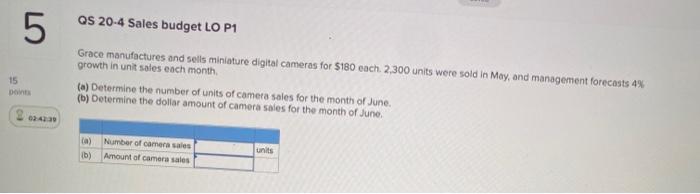 20-23 Budgeted loan activity LO P2 Santos Co. Is preparing a cash