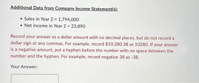 from Operating Activities for Auburn Tangerine, Inc. for Year 2: Auburn Tangerine,