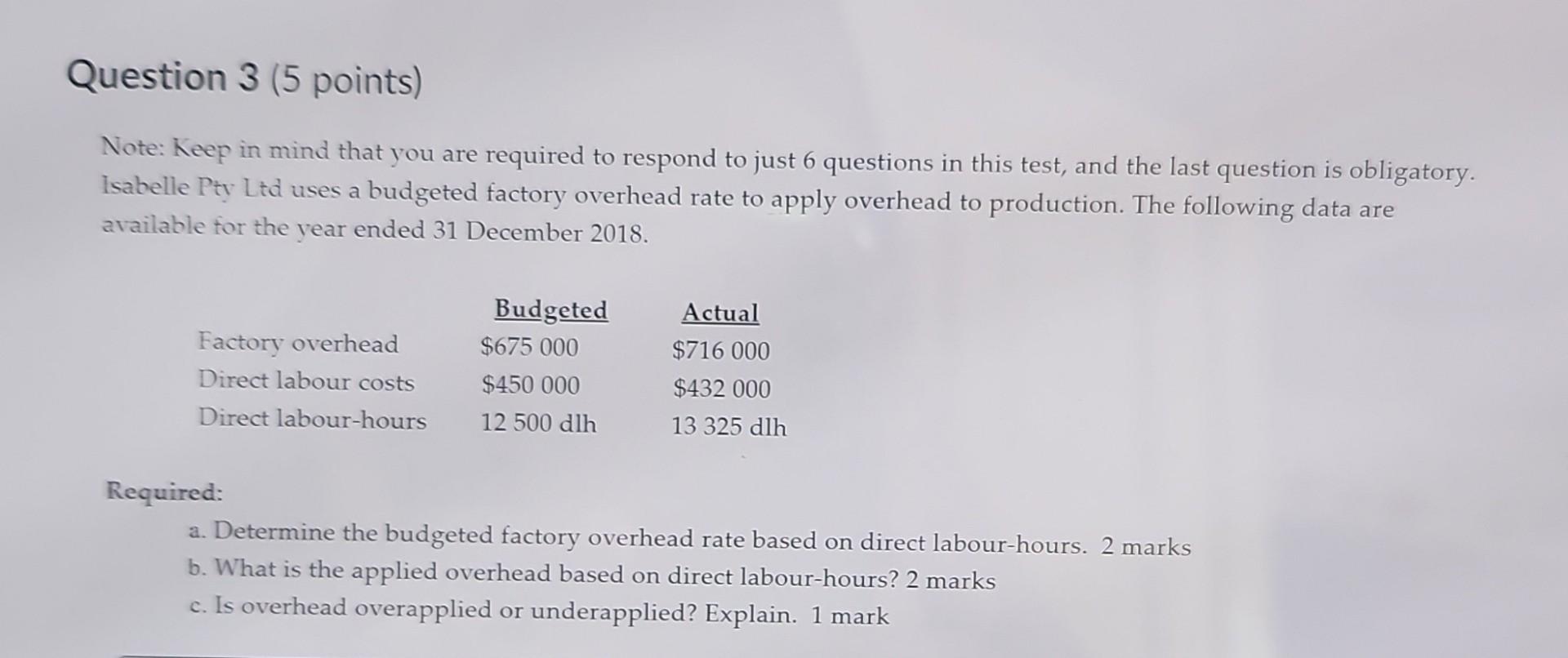  Note: Keep in mind that you are required to respond to