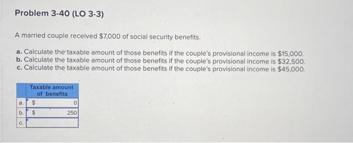 3500 for B is wrongand 5950 for c is wrong A married