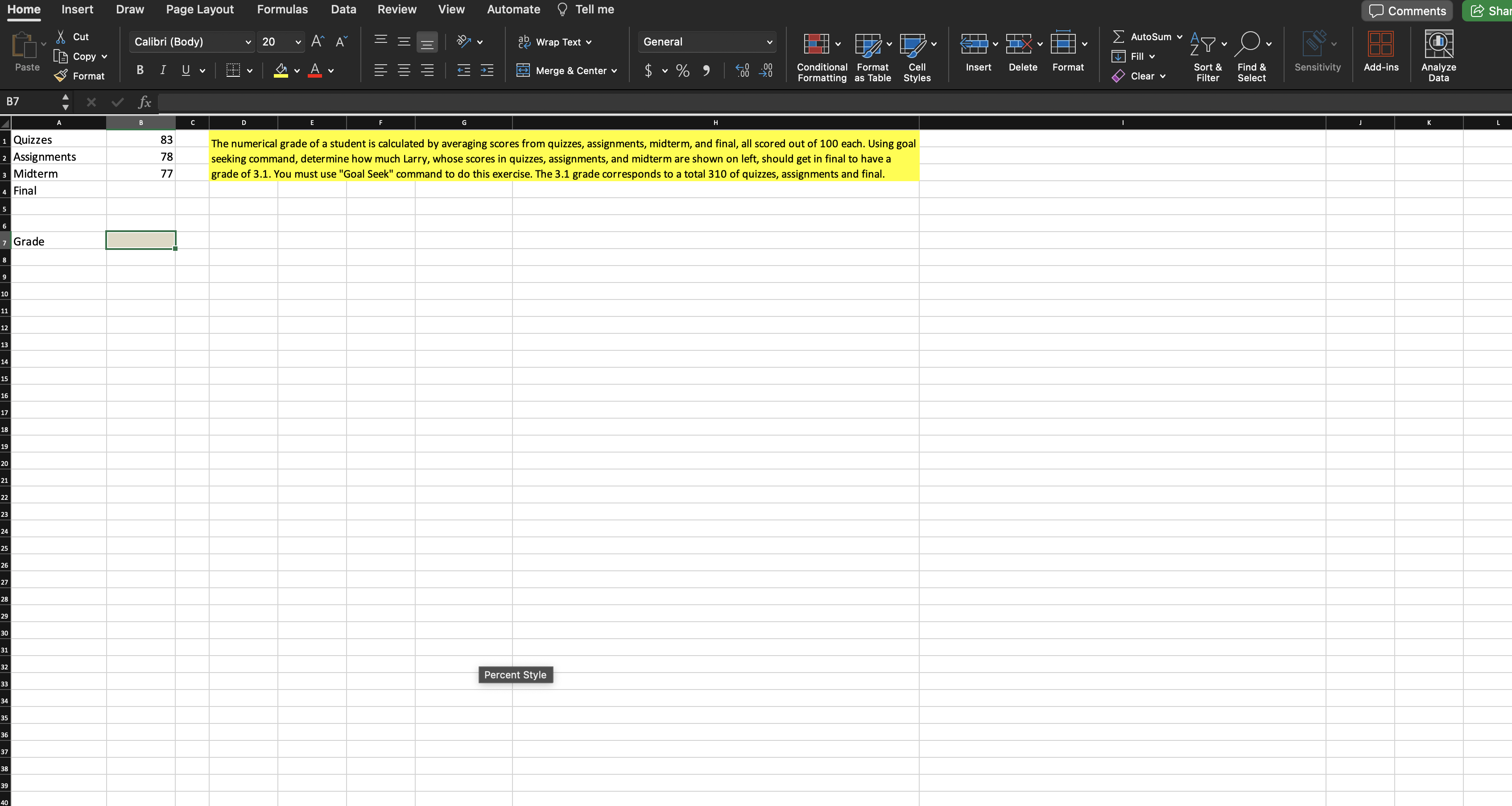  please solve in excel 