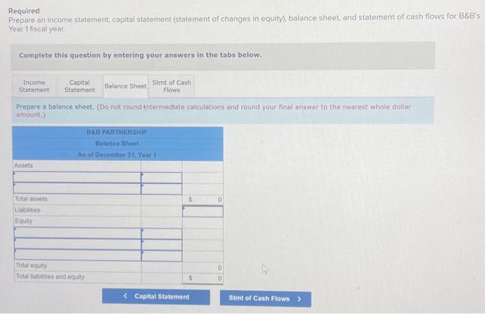 Year 1 fiscal year. Complete this question by entering your answers in