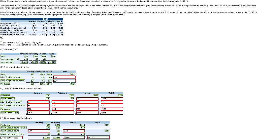 Please help find the right answer for the red boxes. Mike's