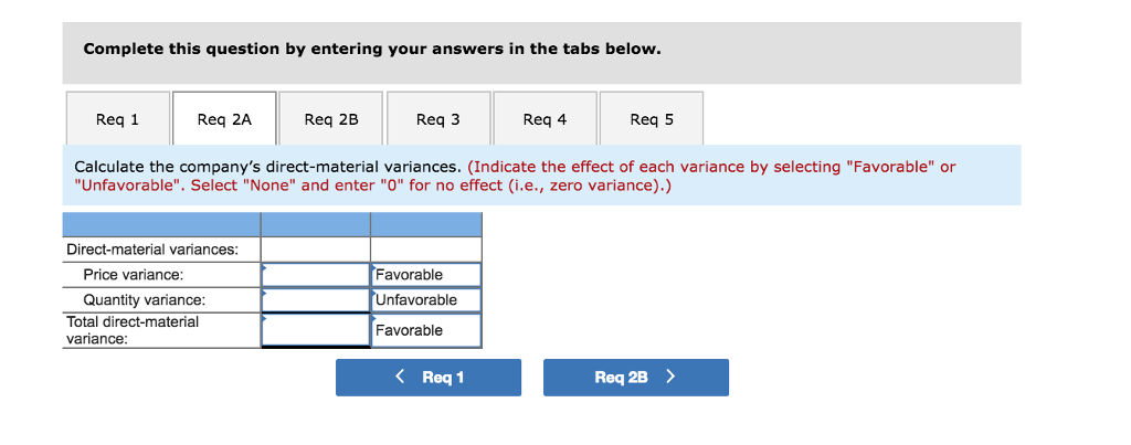 10-3) Santa Rosa Industries uses a standard-costing system to assist in the