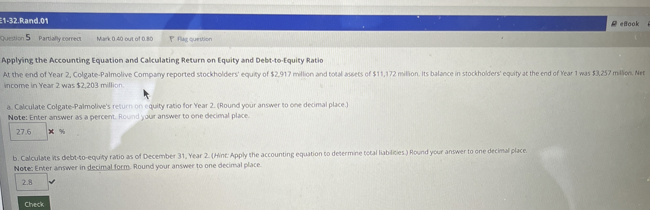  31-32.Rand. 01 Question 5 Partially correct Mark 0.40 out of 0.80