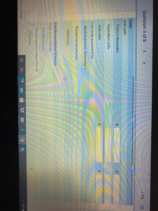 1.414,100 222,500 238.882 Production records show that 35,500 units were in beginning