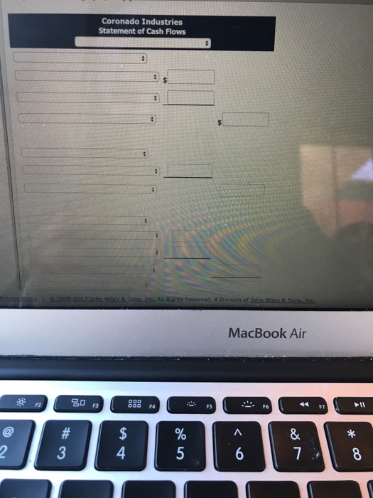 for December 31, 2017 Inventory Cash paid to suppliers Buildings Common stock