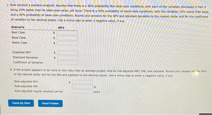 would cost $12 milion at Year 0 to buy the equipment necessary