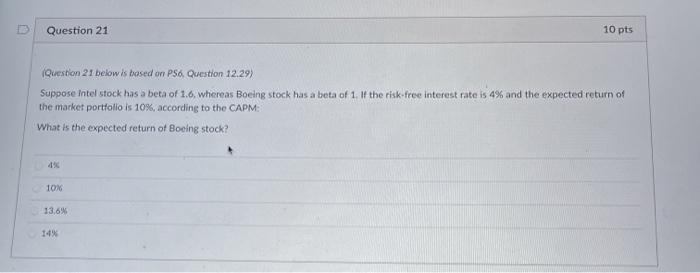 21 Question 21 10 pts Question 21 below is based on PS6
