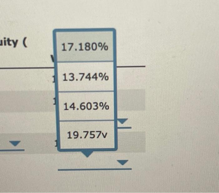 Other factors held constant, a firm whose earnings are relatively volatile chance
