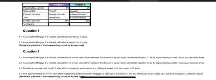 a mortgage what are the information require !! mortgages please tinish ASAP