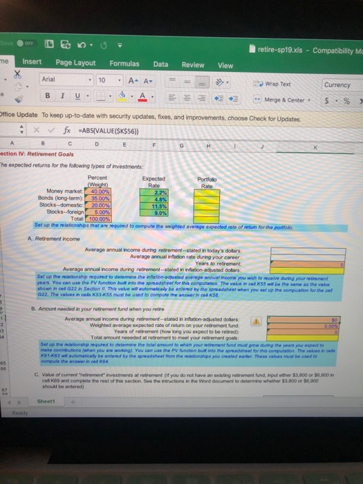 for g23 93-64 retire-sp19.xls - Compatibility Mo me Insert Page Layout Formulas